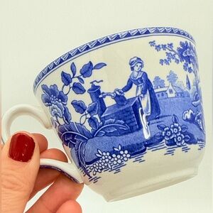 Spode Blue and White 'Blue Room' Teacup - Georgian Series